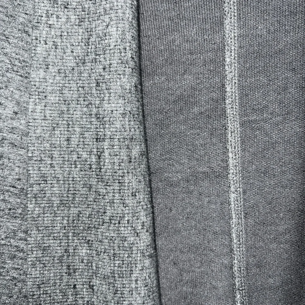 Athleta Women's Cardigan Sweater Size Large Gray Charcoal Heather Open Front C12